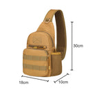 Sacoche Randonnée Tactique Unisexe 20L Étanche & Compacte - MolleTrail