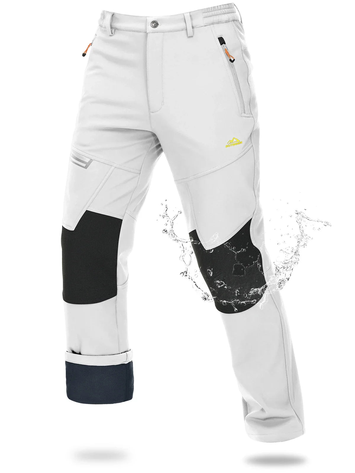 Pantalon Randonnée Homme Softshell Imperméable – Chaleur & Protection Outdoor - ThermoFlex