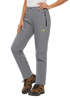 Pantalon Randonnée Femme Softshell Chaud, Déperlant & Multi-Poches - Storm Pants