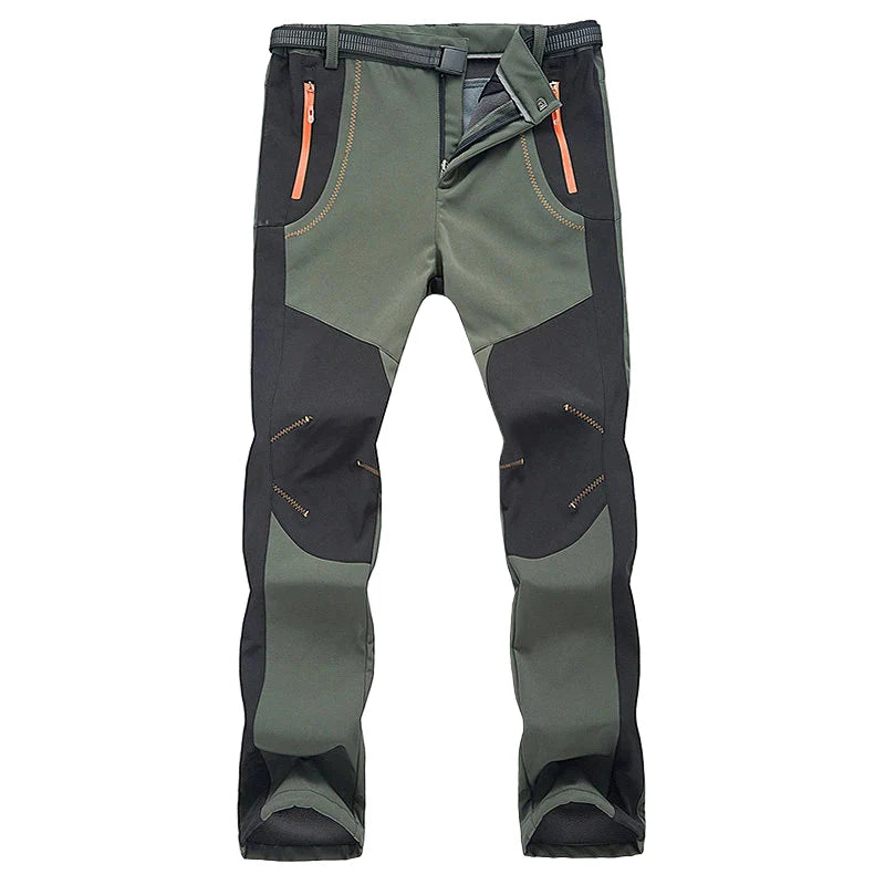 Pantalon Randonnée Homme Imperméable Softshell Doublé Polaire – SnowPeak