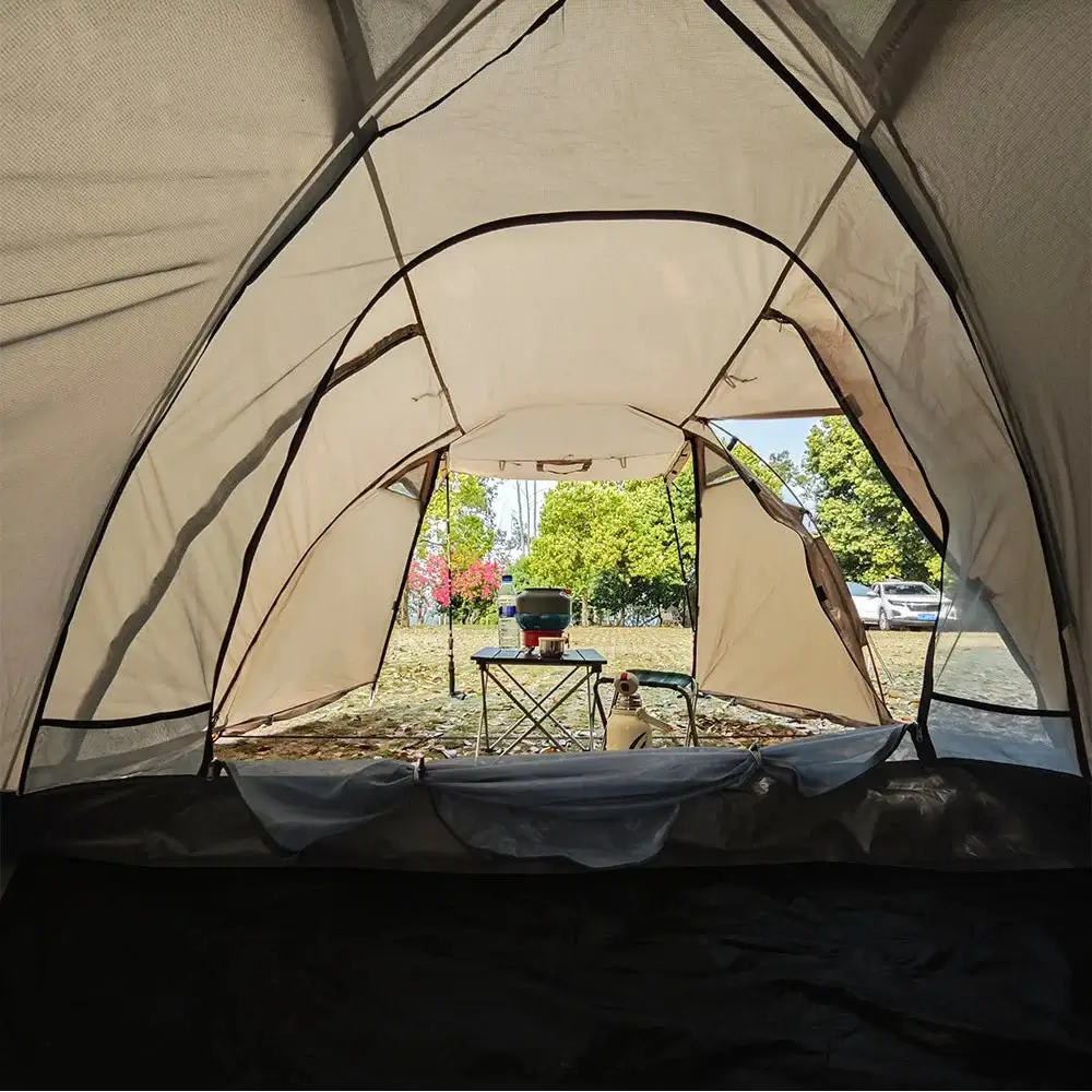 Tente Randonnée Dôme Hiver Compatible avec Mini Cheminée, Étanche - CAMPFLEX