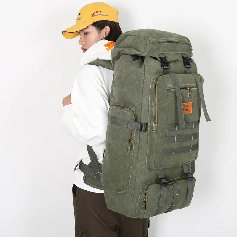 Sac de Randonnée 80L Baroudeur Résistant & Confort - NomadCore 80