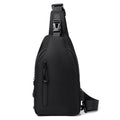 Sacoche Randonnée Bandoulière Déperlante avec Port USB — Nylon Oxford Résistant - TrailVolt
