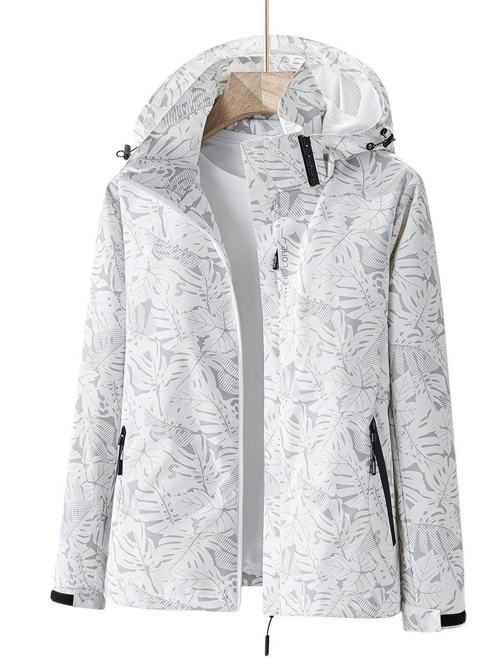 Veste Randonnée Femme Déperlante à Capuche Amovible - EverLeaf