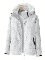 Veste Randonnée Femme Déperlante à Capuche Amovible - EverLeaf