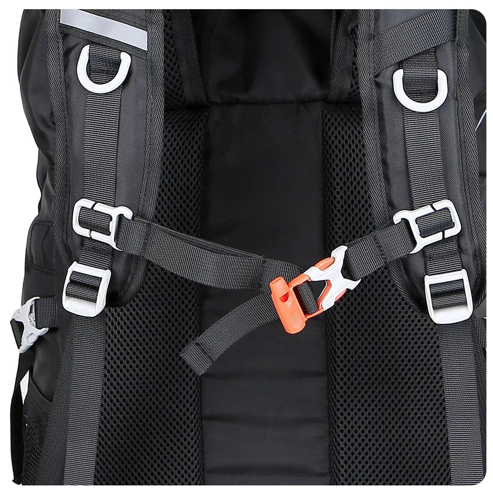 Sac de Randonnée 50L Imperméable Léger et Respirant en Nylon Ripstop Léger - TrailMaster 70