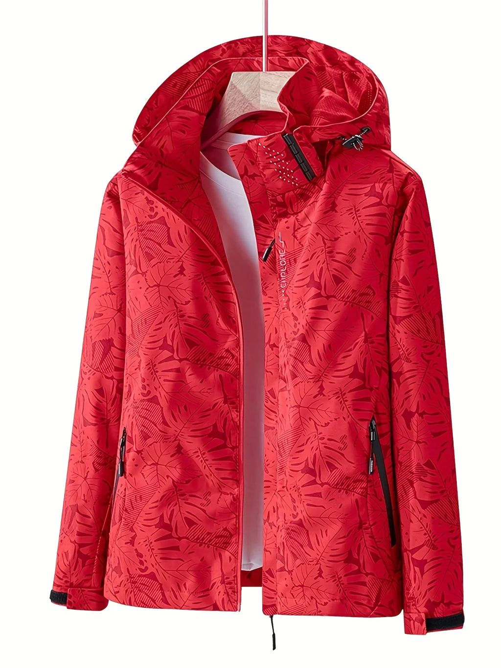Veste Randonnée Femme Déperlante à Capuche Amovible - EverLeaf
