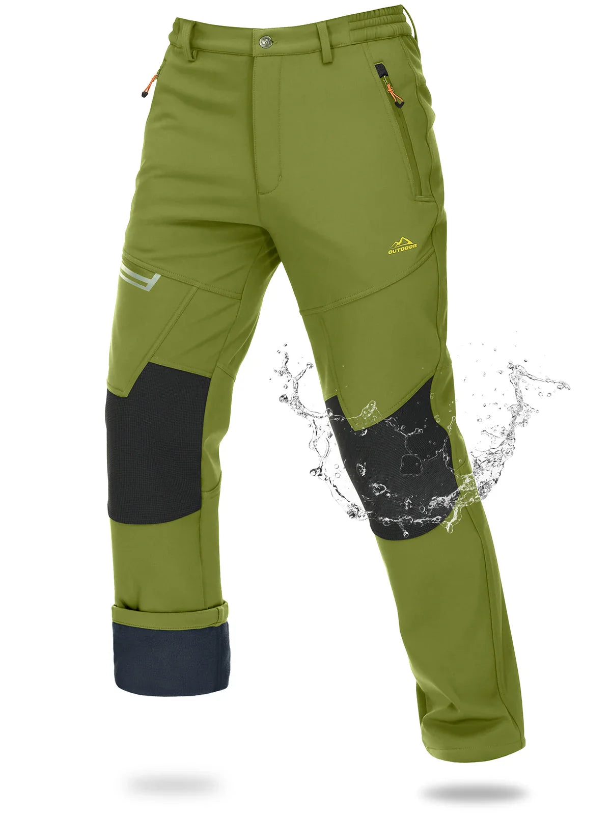 Pantalon Randonnée Homme Softshell Imperméable – Chaleur & Protection Outdoor - ThermoFlex