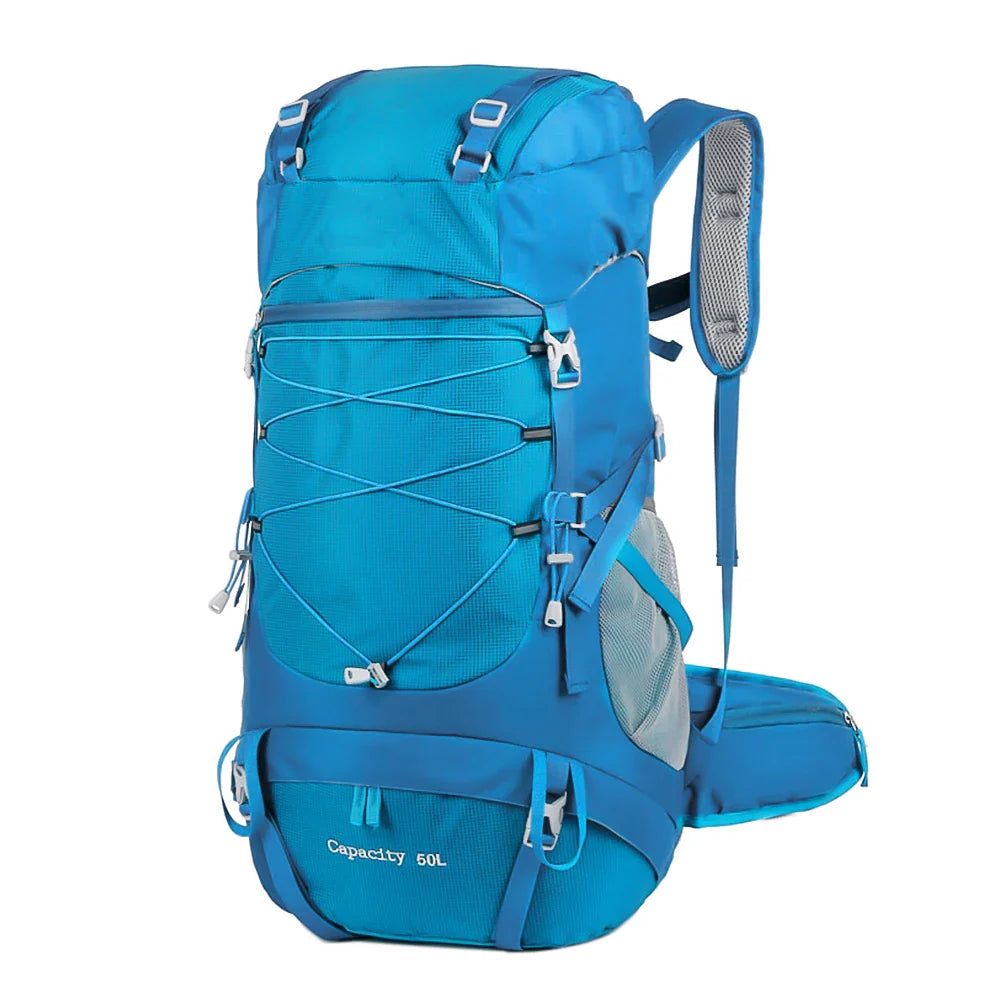 Sac de Randonnée 50L Imperméable Léger et Respirant en Nylon Ripstop Léger - TrailMaster 70