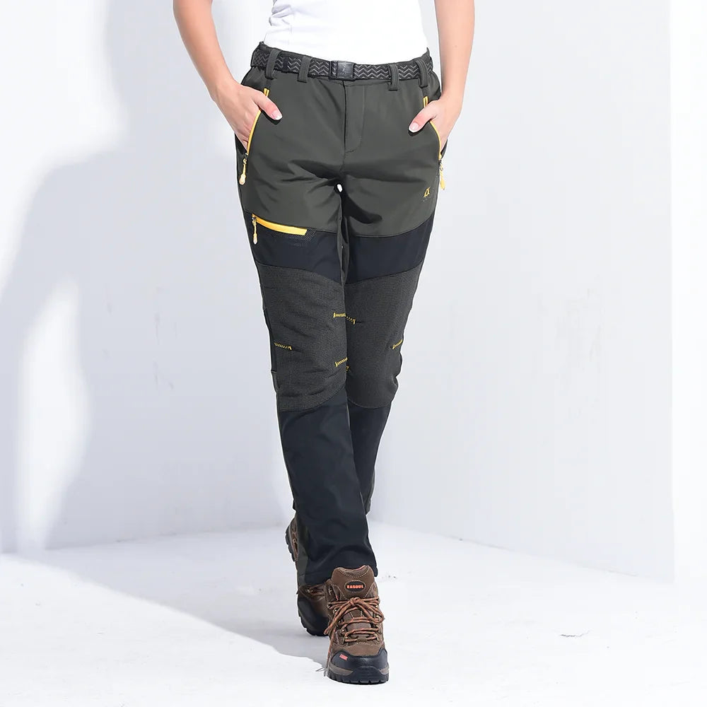 Pantalon Randonnée Femme Slim, Chaud & Imperméable - Trek Pants