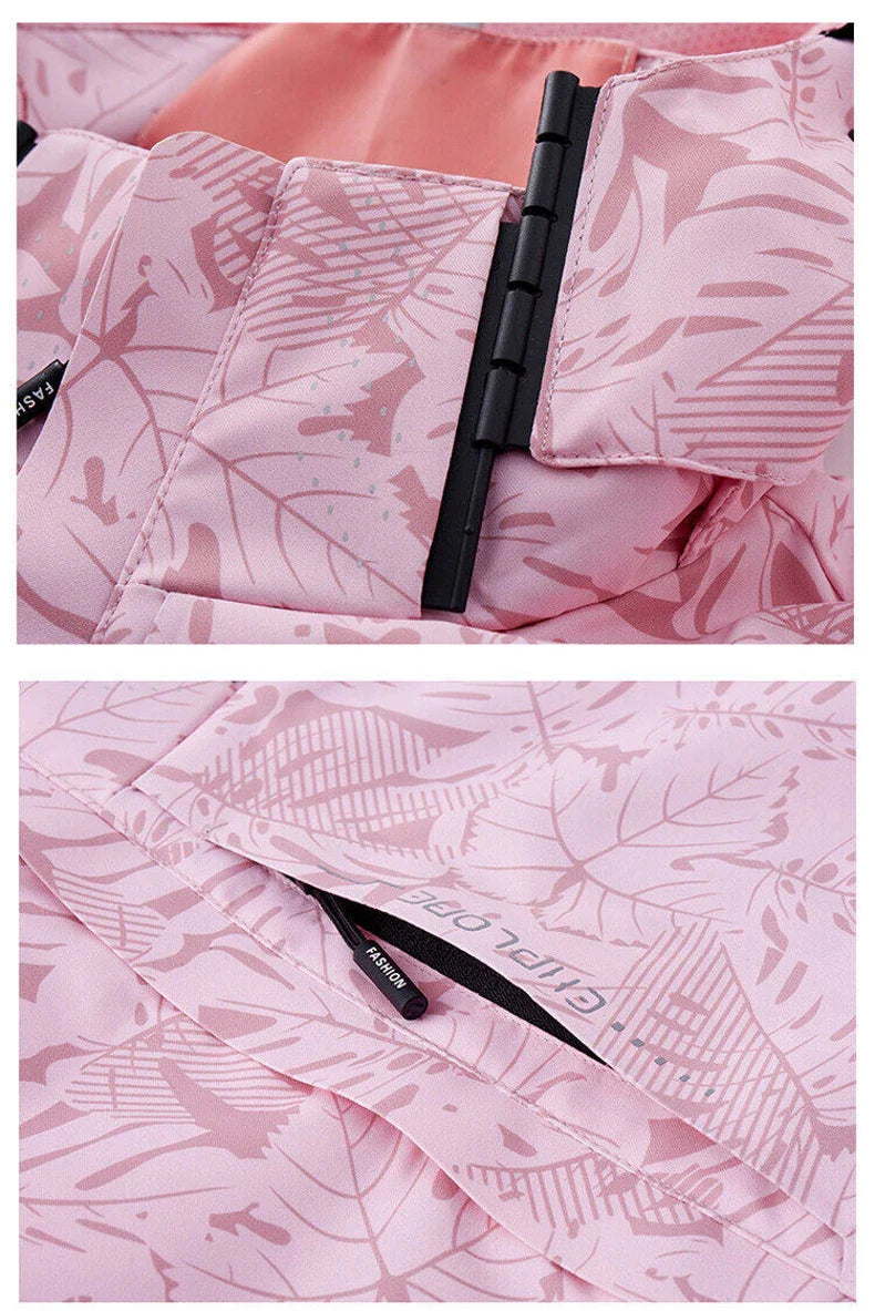 Veste Randonnée Femme Déperlante à Capuche Amovible - EverLeaf