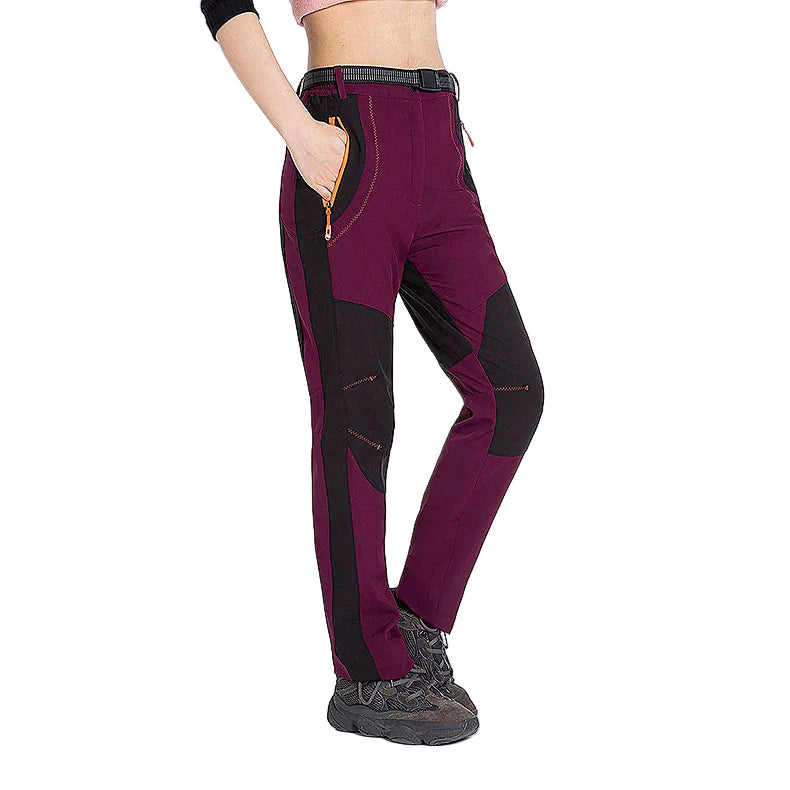 Pantalon Randonnée Femme Imperméable, Chaud & Résistant - Flex Pants