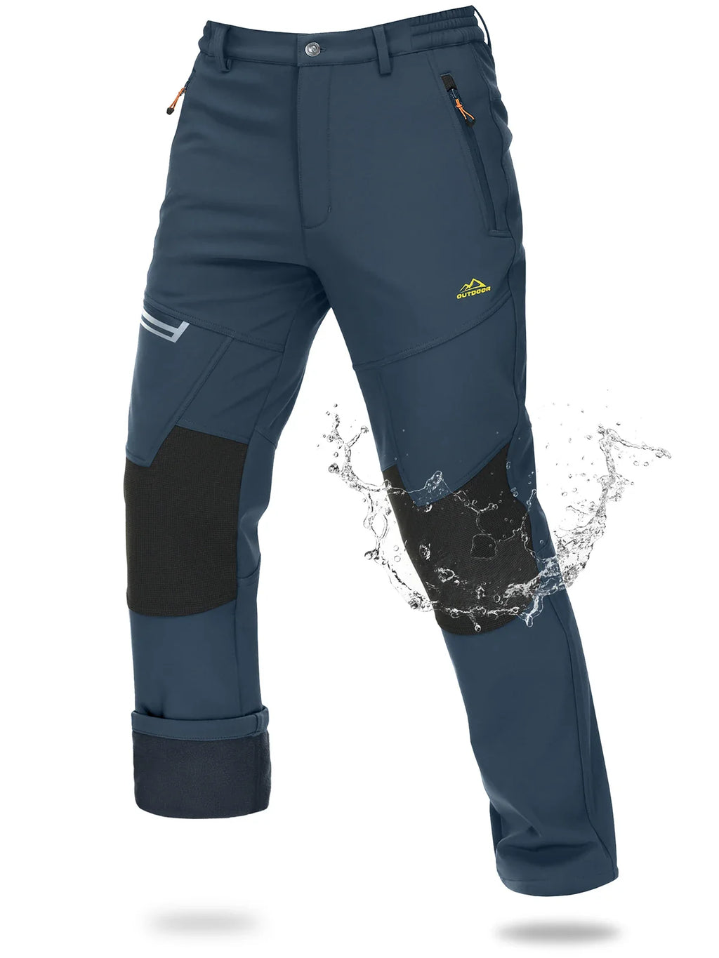 Pantalon Randonnée Homme Softshell Imperméable – Chaleur & Protection Outdoor - ThermoFlex