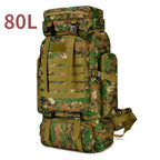 Sac de Randonnée Tactique 80 à 100L Résistant Organisation Militaire - TrekForce 80/100