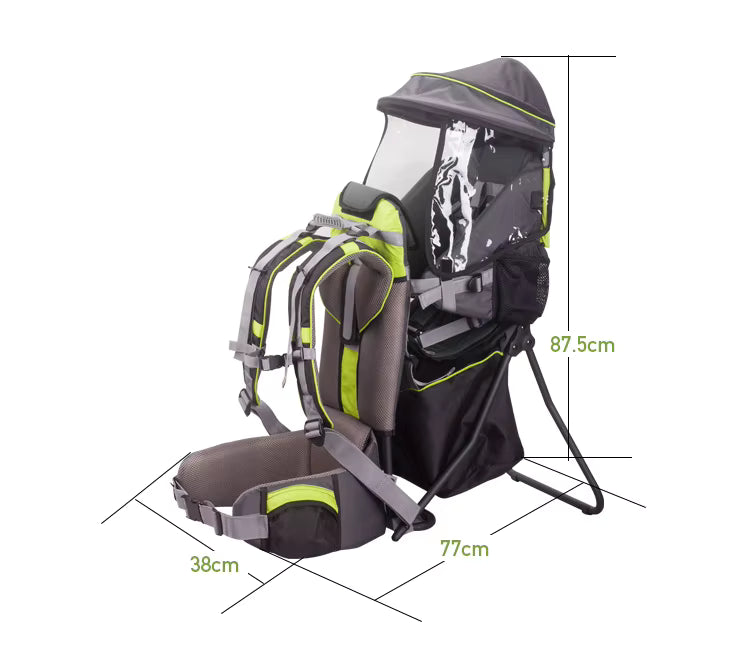 Porte bébé Randonnée Dorsal avec Abris & Protection - TrekKid Air Pro