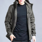 Veste Randonnée Homme Hiver Softshell & Polaire Intégrée - ThermaRidge