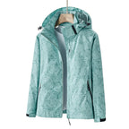Veste Randonnée Femme Déperlante à Capuche Amovible - EverLeaf