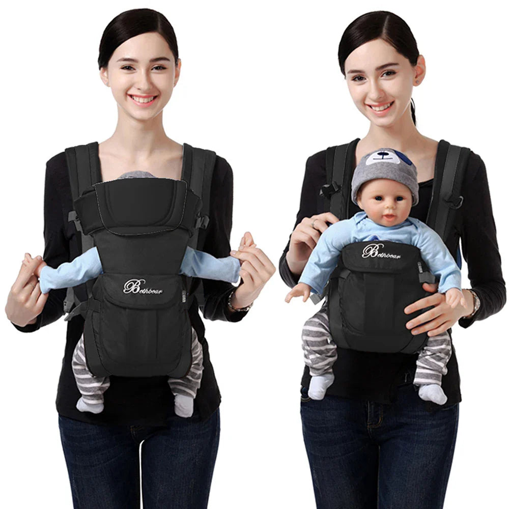 Porte bébé Randonnée Multi-positions - Système de portage modulable et ajustable - Bethbear