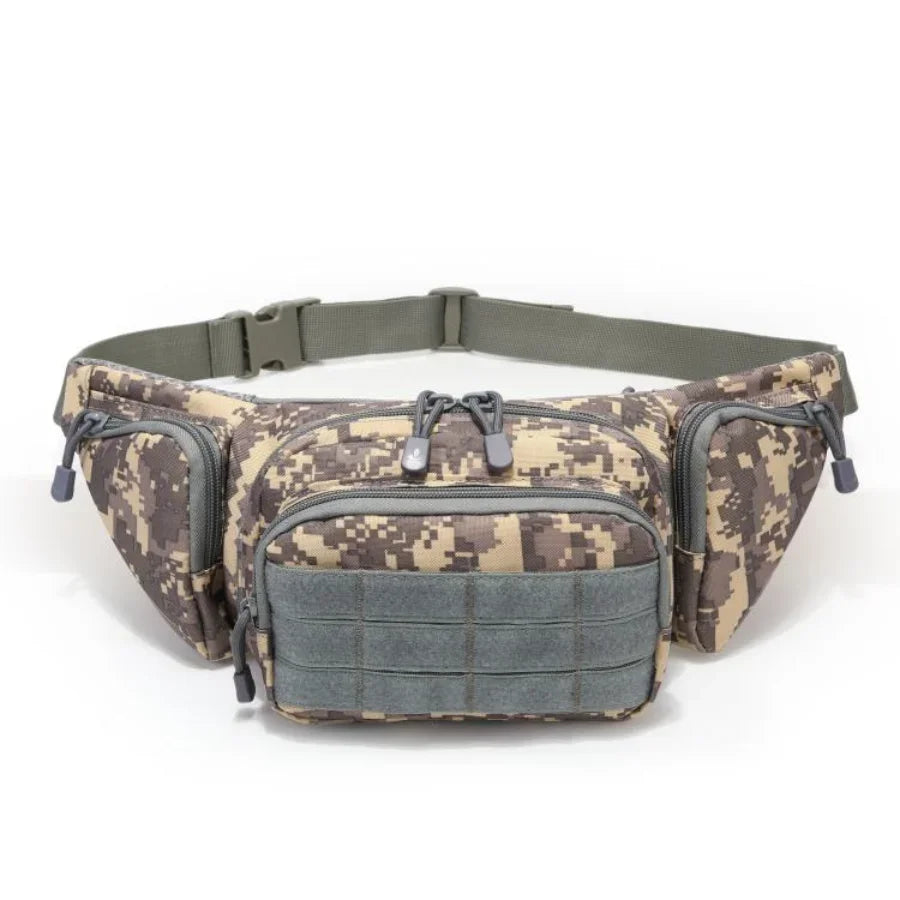 Sacoche Randonnée Ceinture Homme, Banane Outdoor Tactique Multi-Poches - TactikFlex