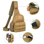 Sacoche Randonnée Tactique Unisexe 20L Étanche & Compacte - MolleTrail