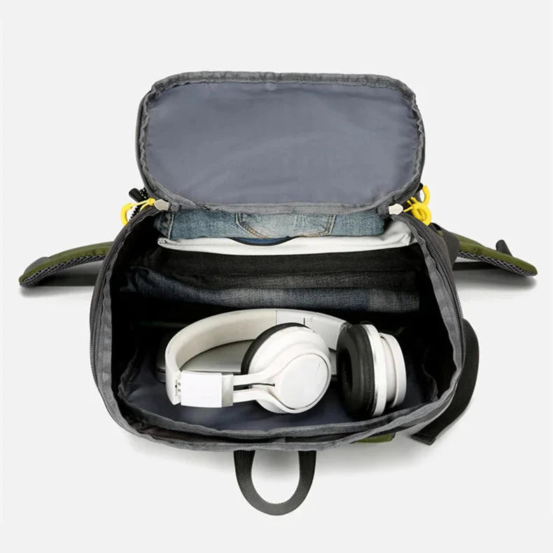 Sac De Randonnée 50L Léger – Dos Ventilé, Nylon Déperlant & Portage Confort - TrekShell 50