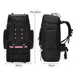 Sac De Randonnée Grande Capacité 130L – Nylon Imperméable, Système MOLLE & Portage Renforcé - TrekMaster 130