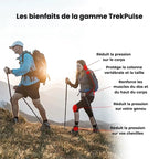 Bâton de Randonnée avec Amortisseur Dynamique Léger (65–135 cm) - Aluminium 6061 - TrekPulse