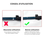 Bâton de Randonnée Pliable 5 Sections (107–125 cm) — Acier Carbone Léger 250 g - TrekPro Ultra-Light 125