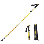 Bâton de Randonnée Pliable 5 Sections (107–125 cm) — Acier Carbone Léger 250 g - TrekPro Ultra-Light 125