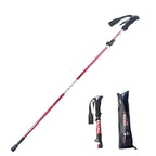 Bâton de Randonnée Pliable 5 Sections (107–125 cm) — Acier Carbone Léger 250 g - TrekPro Ultra-Light 125