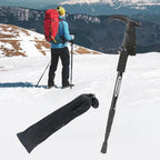 Bâton de Randonnée Pliable – Aluminium Léger, Réglable 53–110 cm, Embout Tungstène - TrekMaster 110