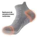 Chaussette Randonnée Respirantes, Confort & Maintien- TrekCush (x5)