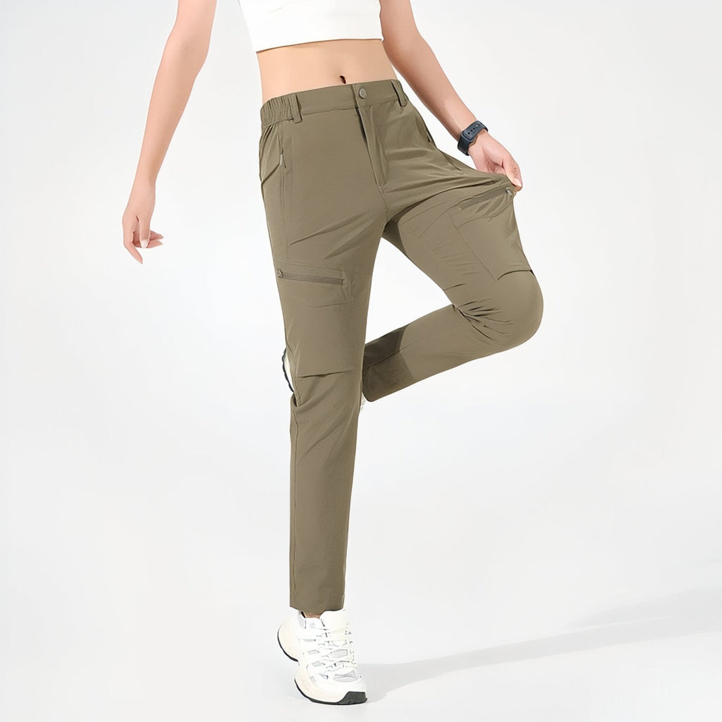 Pantalon Randonnée Femme Imperméable & Protection Coupe-Vent- Cargo Pants