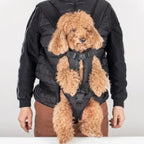 Sac Porte Chien Randonnée Ventral – Respirant, Ajustable & Ouverture Complète