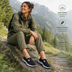 Sandales Randonnée Femme Respirantes – Slip-On Confort & Semelle EVA Légère